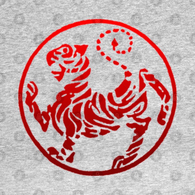 Shotokan Tiger - Red by colormecolorado